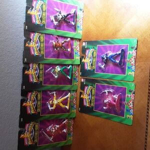 1993 Ban Dai Power Rangers Action Figure Set